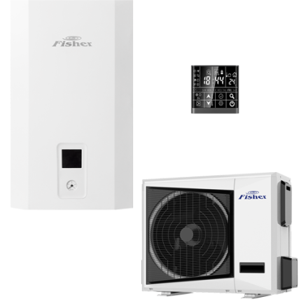 Fisher 10kW e-HeatR levegő-víz osztott split hőszivattyú